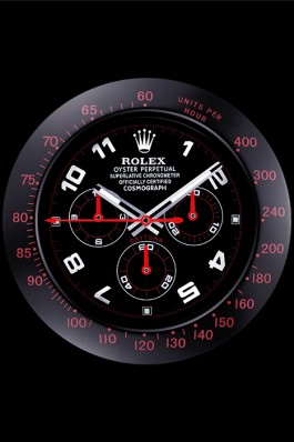 Rolex Daytona Cosmograph Wall Clock Black-Red 621908 (crl01)